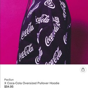PACSUN COCA COLA HOODIE